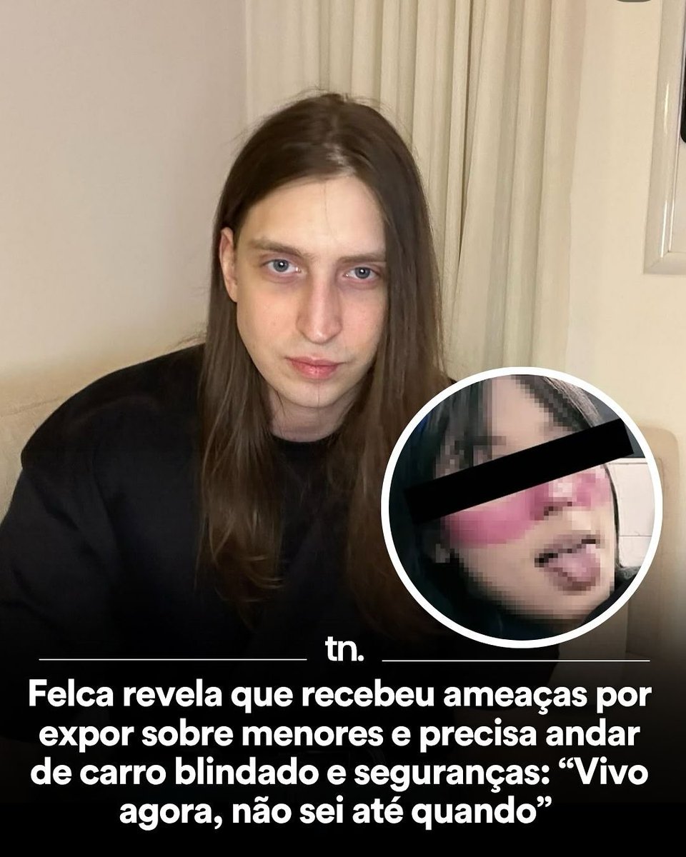 Deusa_Absoluta's tweet image. O cara está sendo perseguido por expor a mafia da pornografia infantil. Se vc está contra o Felca vc é mal carater.