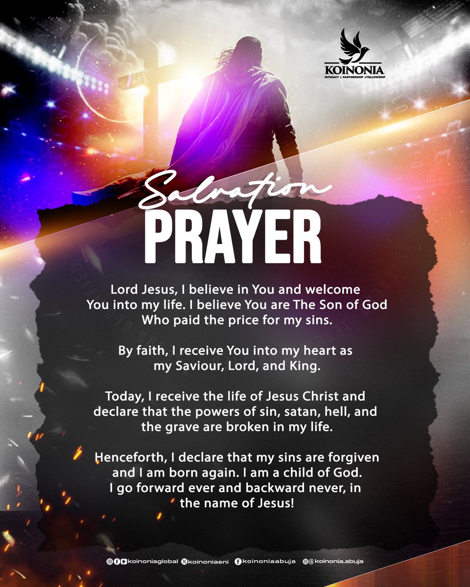 We are in the days of His power, and this calls for personal revival and spiritual awakening.

Are you yet to heed the call of Jesus? Tonight, He is reaching out to you once again, ready to show you a path that leads to life and eternal glory.

Take this bold step of faith, and