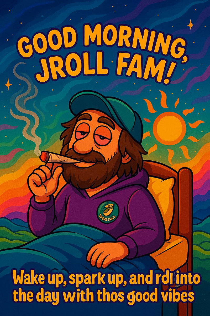 GM to the rollers, the tokers, and the dreamers 🌞🌿

Let $JROLL be your morning fuel! The kind that powers vibes, not just wallets 💨

Stay lifted today, fam! 🚀