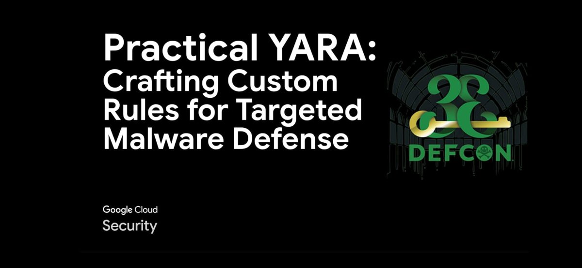 Just wrapped up our "Practical YARA" workshop at <a href="/defcon/">DEF CON</a> with my colleague <a href="/jstrosch/">Josh Stroschein | The Cyber Yeti</a>! Thanks to everyone who attended and made it such an engaging session. It was a pleasure sharing our knowledge and connecting with fellow security enthusiasts.