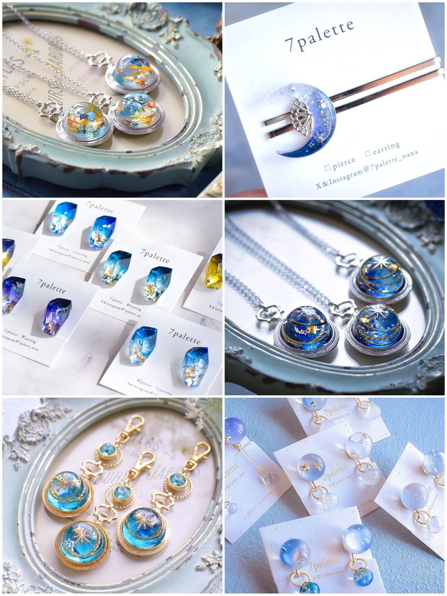 7palette_nana's tweet image. #真夏の芸術納涼祭2025
涼を感じる青色✨