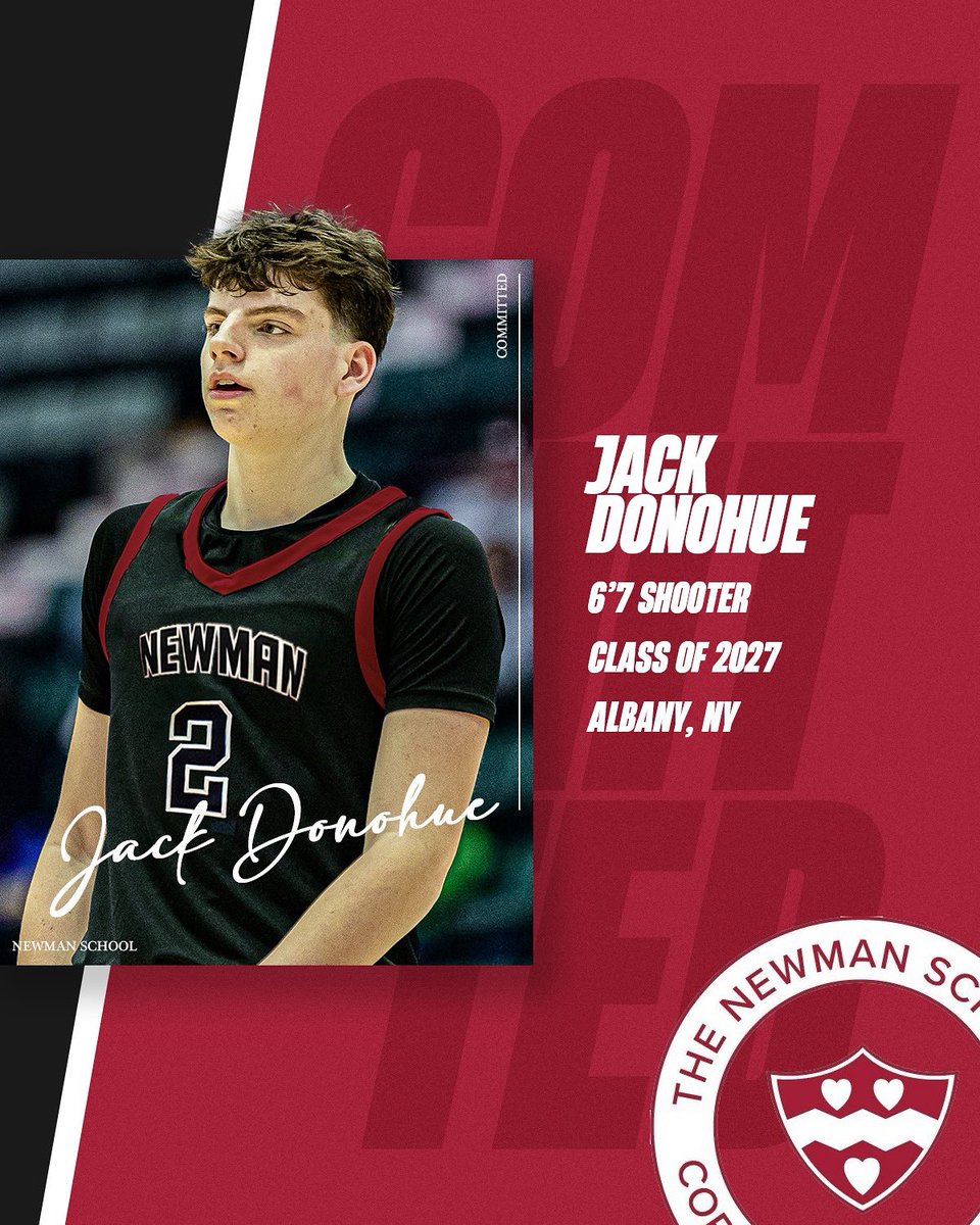 Excited to announce I will be attending The Newman School for the rest of my high school career! Thank you Coach Johnson for this great opportunity! #lockedandloaded
