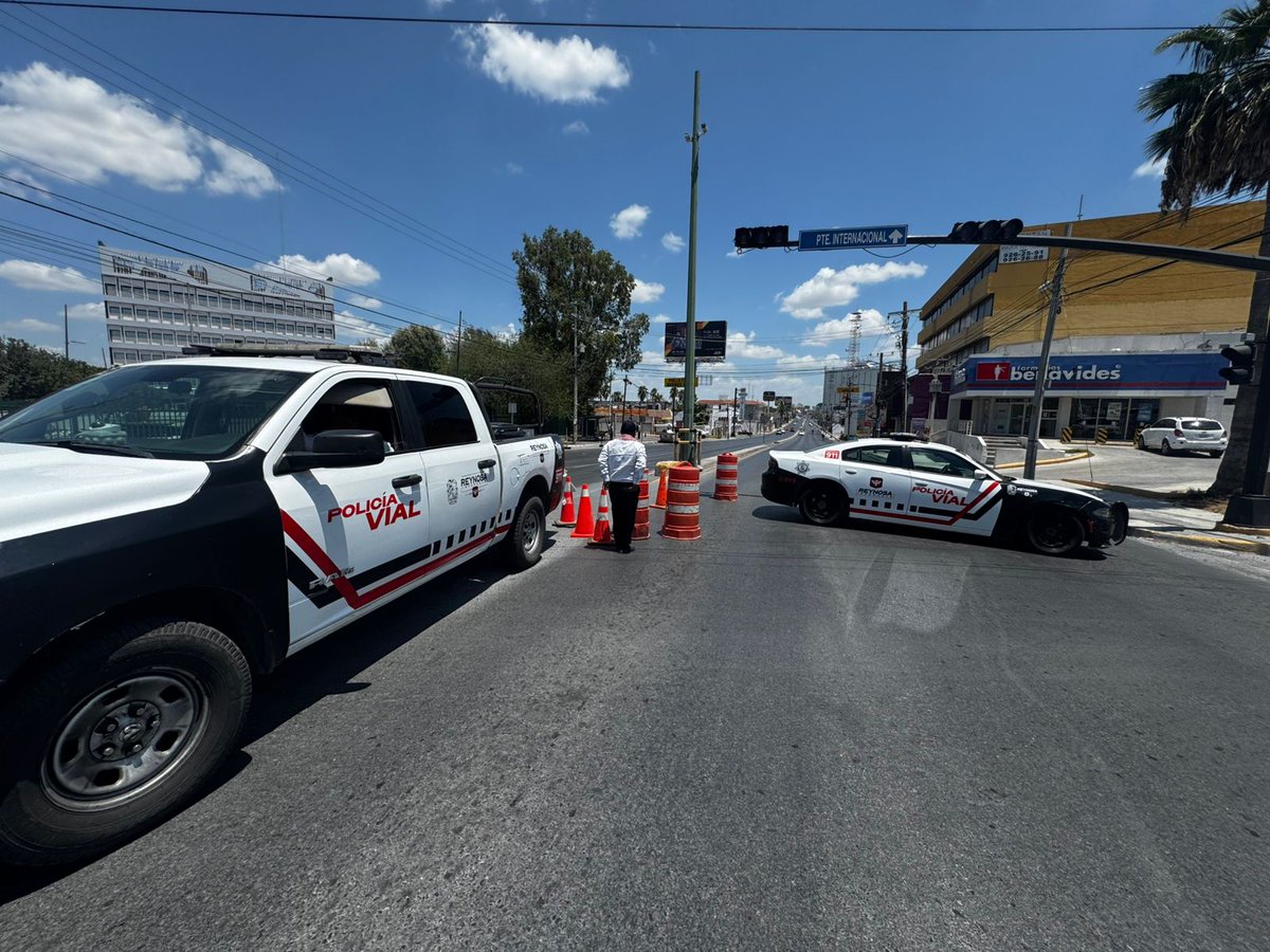 #Reynosa 🚨🚨🚨AVISO DE LA POLICÍA VIAL: cierre de tramo en el bulevar Hidalgo
La Policía Vial de Reynosa informa que por motivo de un accidente de tráfico, se encuentra cerrada la circulación sobre el Bulevar Hidalgo, a la altura laprensa.mx/notas.asp?st=0…