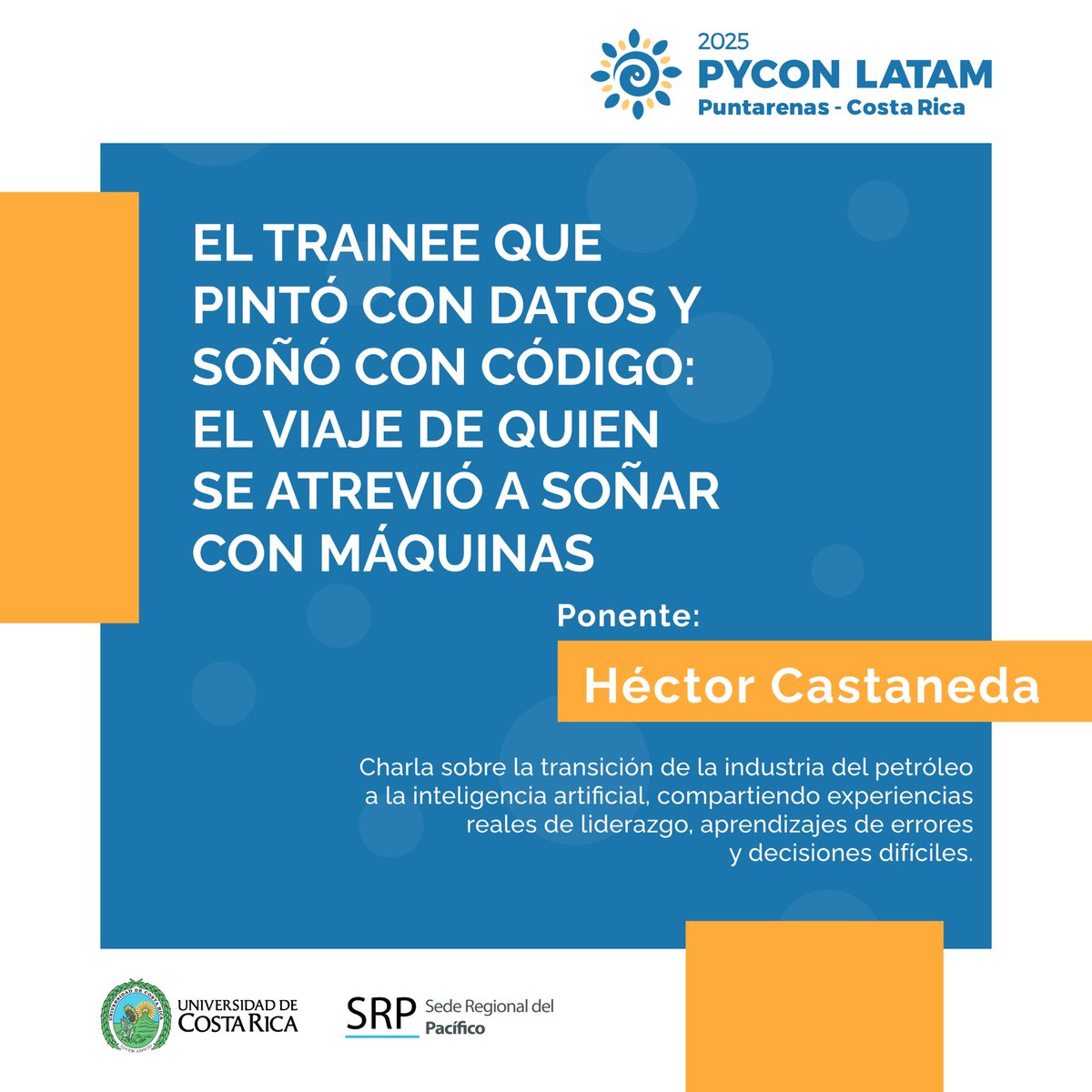 🛢➡🤖 De válvulas a líneas de código
En #PyConLatam2025, Ivan Castañeda cuenta su historia: cómo pasó del petróleo a liderar proyectos de IA con Python.

📍 Agenda: pylatam.org/agenda
🎟 Entradas: pylatam.org/entrance
#HistoriasTech #AI #PyConLatam