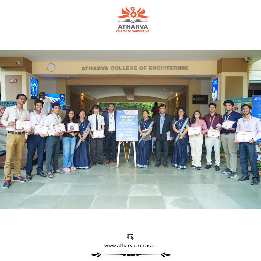 AtharvaEngg's tweet image. 💡Project Friday – Atharva College of Engineering
A proud day as student innovations received recognition and support, thanks to the visionary leadership of Shri Sunil Rane Sir. 🚀✨
#ThankYouSunilRaneSir #ProjectFriday #AtharvaEngineering #InnovationFunded #StudentProjects