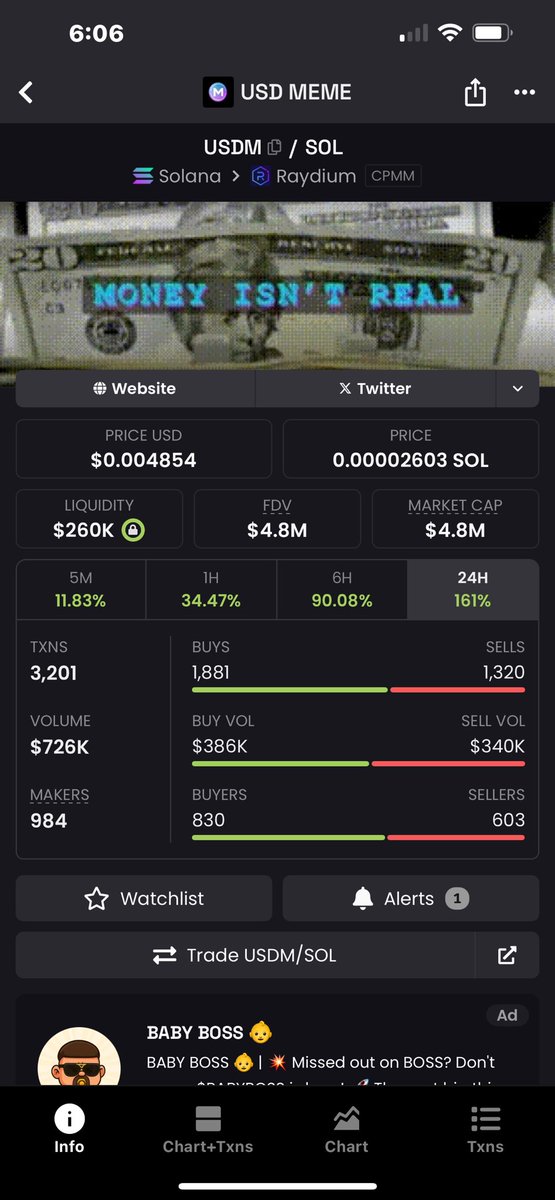I told you early enough 🟩🟩🚀🚀 $USDM is a runner 🔥

F3iug7e6D9oiK9ZiPX8UvWRuNBHhdtfUSUwiCC7Tbonk