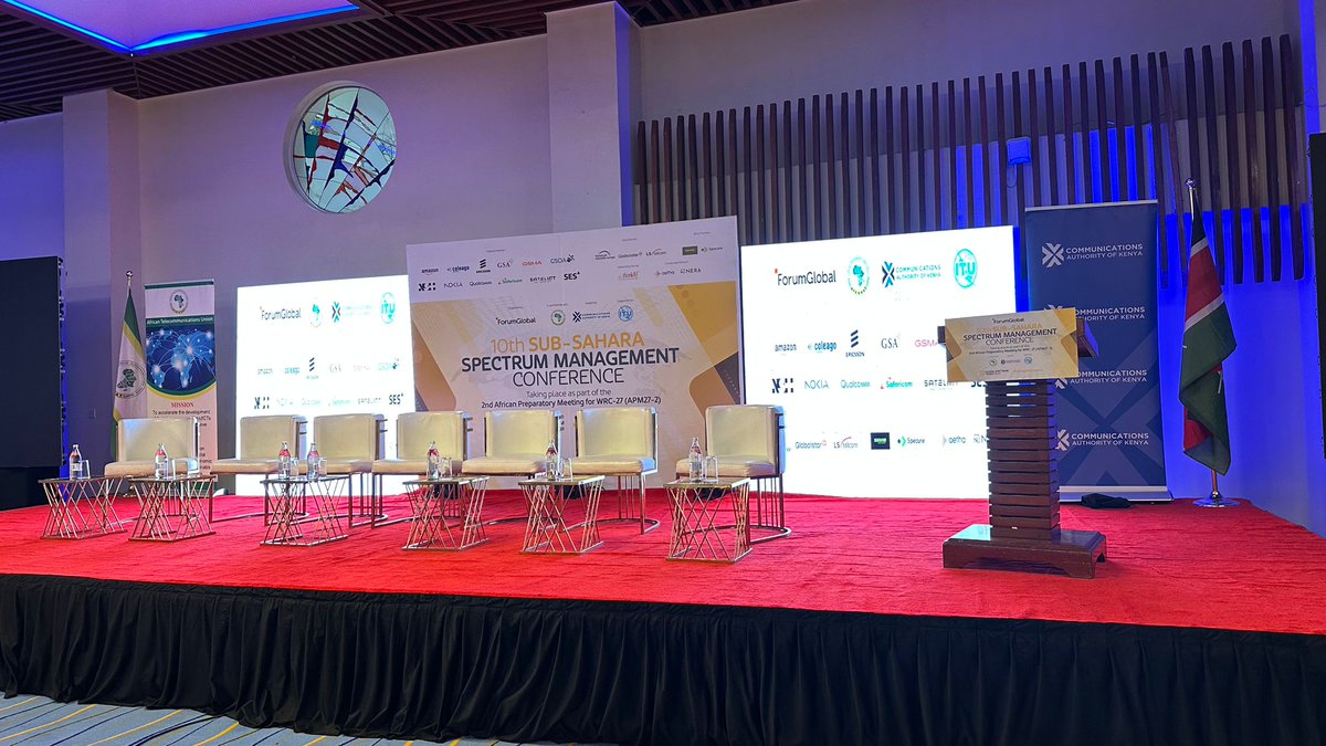We're all set for the 10th #SubSaharaSpectrum Conference in Nairobi!

Over the next 2 days, leaders across Africa will tackle spectrum policy &amp; the continent’s digital future.

Register to watch virtually: bit.ly/3UNFjJk