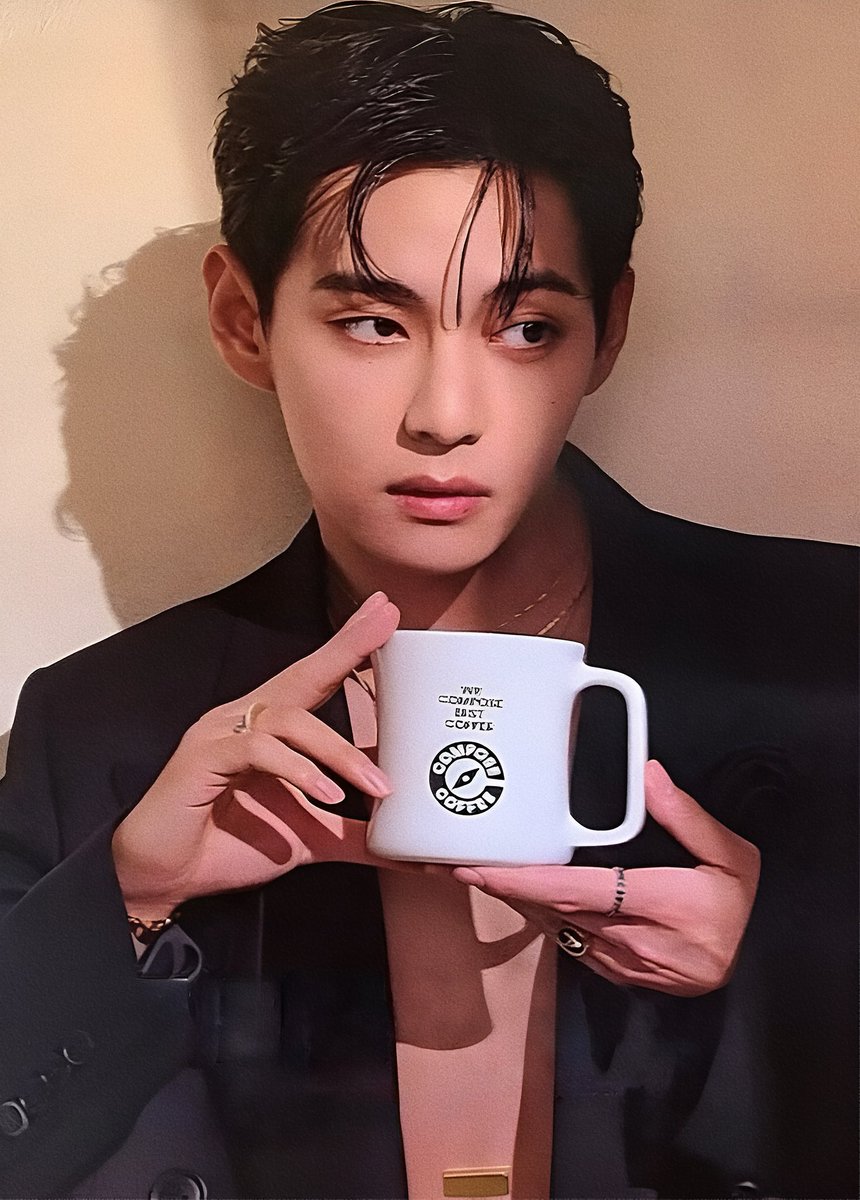 CHEST EXPOSED FOR A COFFEE AD 😭