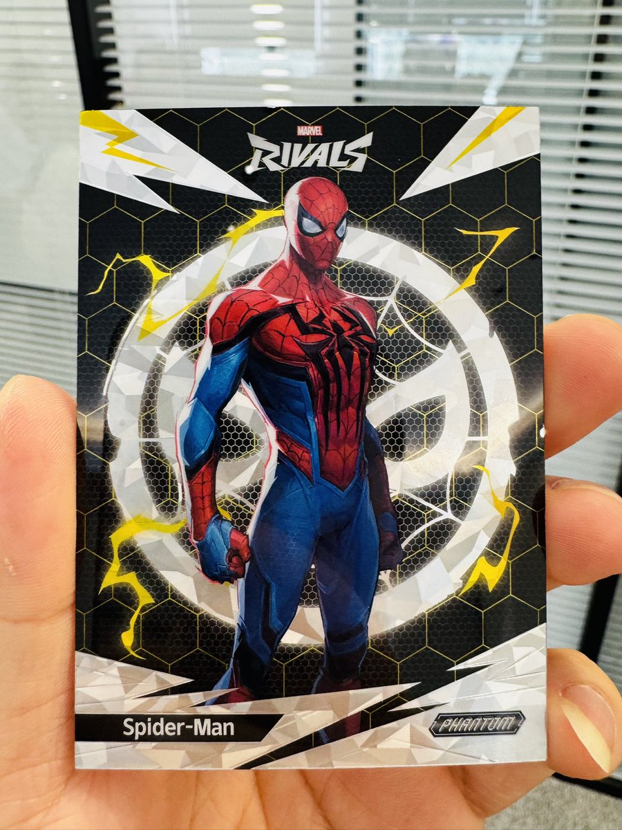 Can you imagine this is just a Spiderman base card of Kakawow Phantom Marvel Rivals!