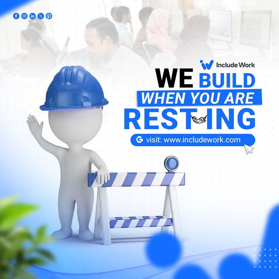 IncludeWork's tweet image. While you rest, we work. 💼
At Include Work, our team is always behind the scenes—building, improving, and supporting your business, even when you&apos;re offline. Because your success is our mission. 🌙⚙️

👉 Visit: includework.com
#IncludeWork #VirtualSupport #AlwaysOn