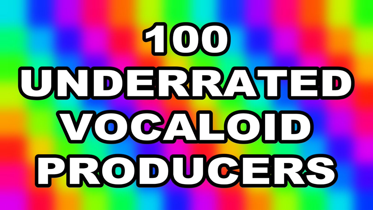 #vocanew #vocapost 
WANT TO SUPPORT SMALLER VOCALOID PRODUCERS???

be sure to catch the premiere of my next installment of underrated vocaloid producers!!!
i included 100 of them this time!!!

be sure to give everyone some love!!! ⬇️
youtu.be/xSXFNl8c0oE?si…