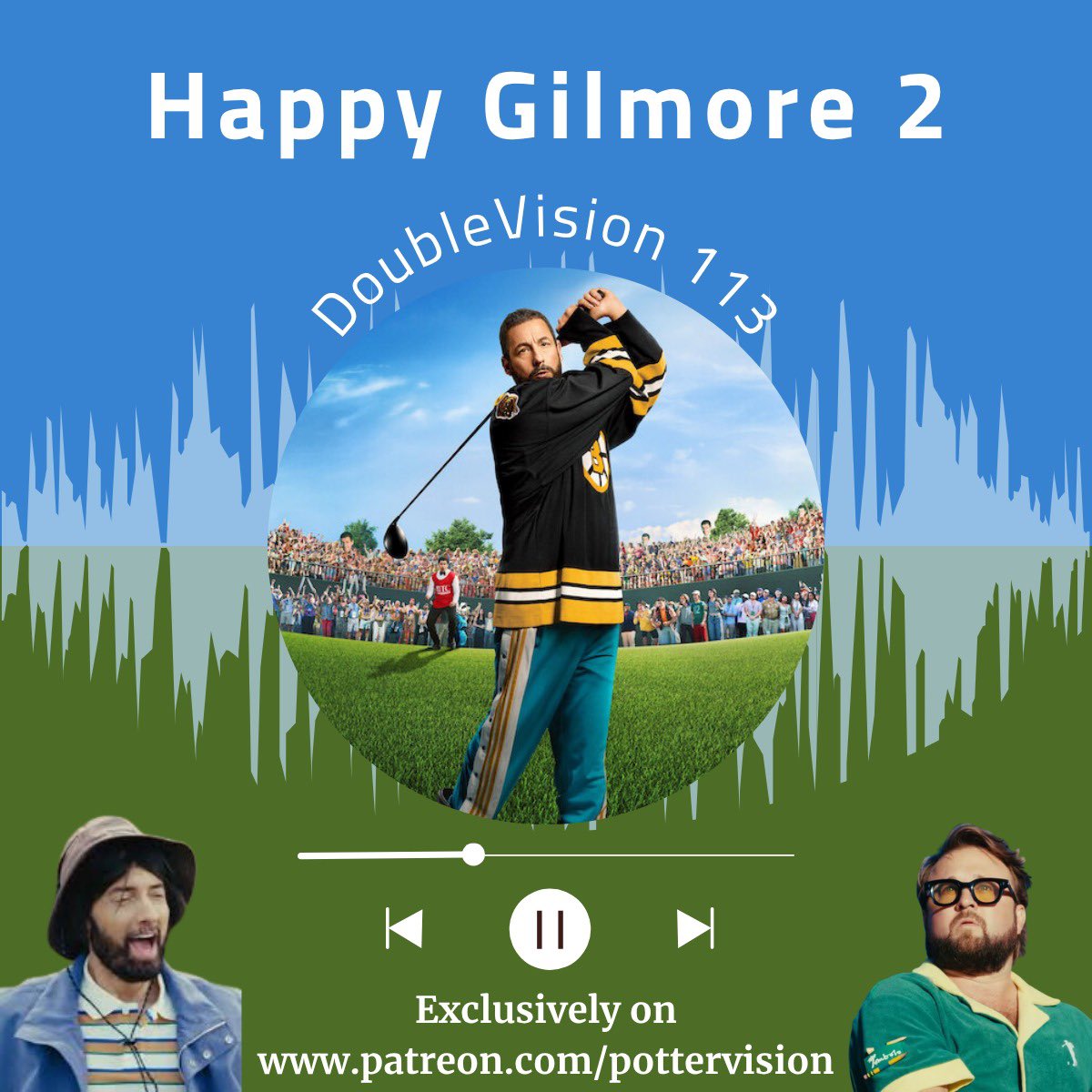 Happy Gilmore 2 - DoubleVision 113

With countless cameos and references to the first film, the boys dissect the Sandler sequel. 

Exclusively on patreon.com/pottervision