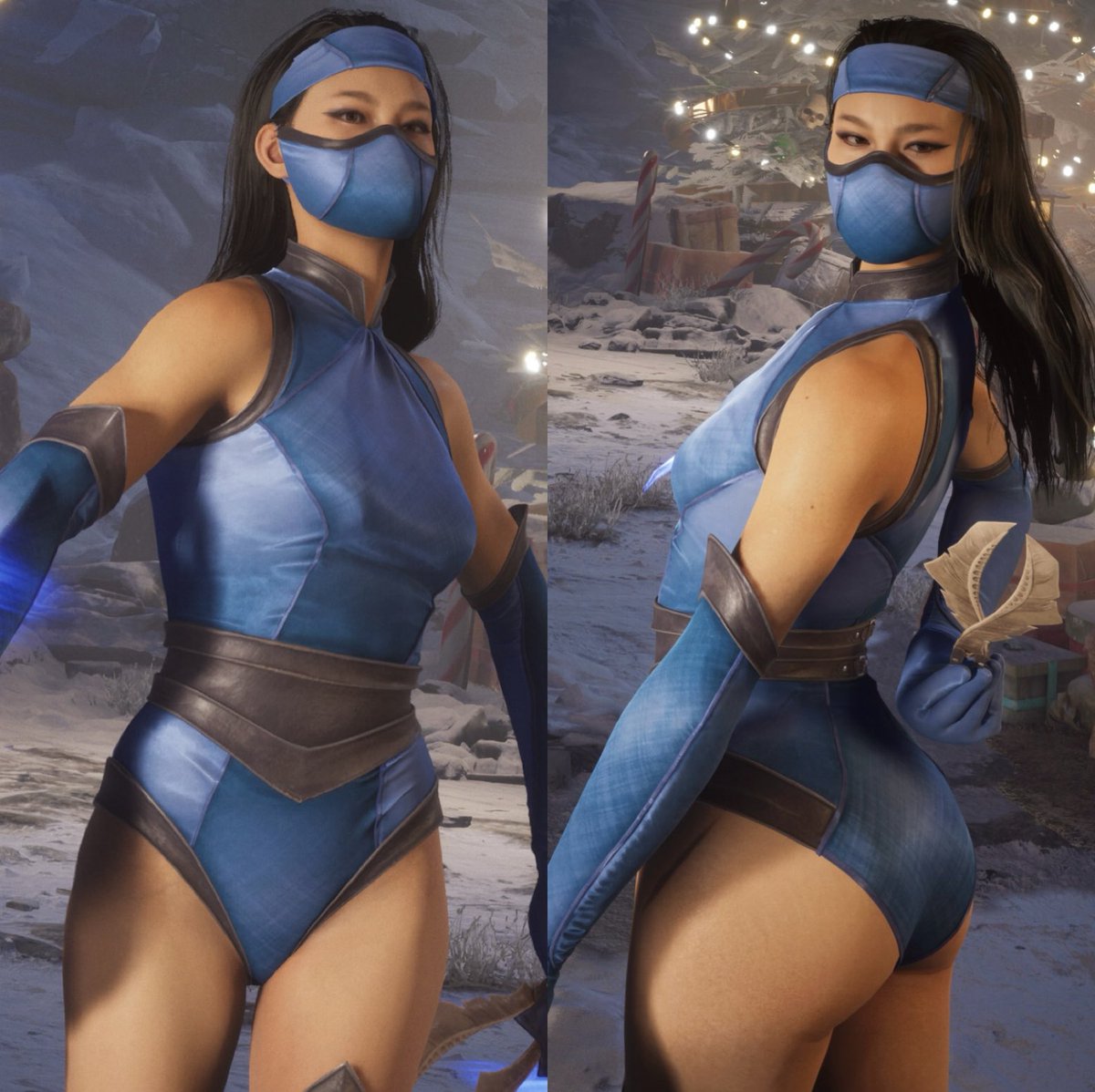 Joselovesgames7's tweet photo. Frosty weather, icy stare, and a fan that’ll slice you in half ❄️🌀

#MortalKombat #MK #MK11 #Kitana #NetherRealm #FightingGames #VideoGames #GamerLife #CosplayInspo #GamingCommunity #GameClip #MortalKombatFans #MKFans #Fatality #Brutality #GamingLife #VideoGameCulture https://t.co/ZrT1wIUK0D