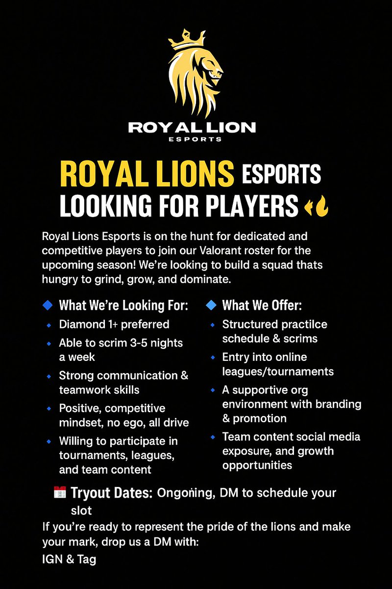 Royal Lion Esports (@_royal_lions_) on Twitter photo 