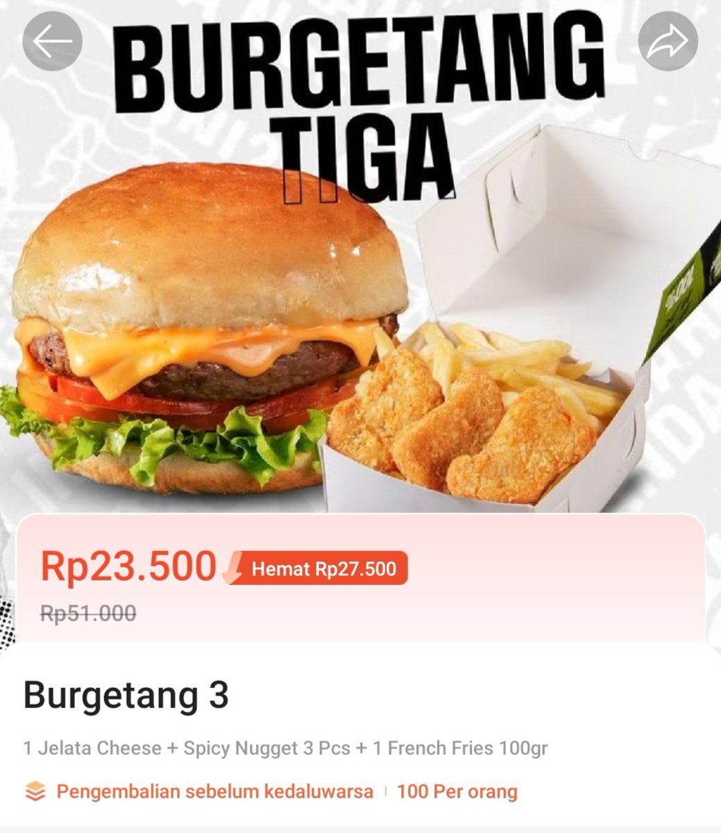 haipung's tweet photo. Kapan lagi jadi 23.500 dapet burger sama nuget
https://t.co/WR5Q0rlQD9
#gakhabishabis
#diskonshopee
#diskonshopeefood
#promoshopee
#merahputihone
#Jumbo
#NamtanFilm1stFMinhongkong https://t.co/sGwICcpDjP