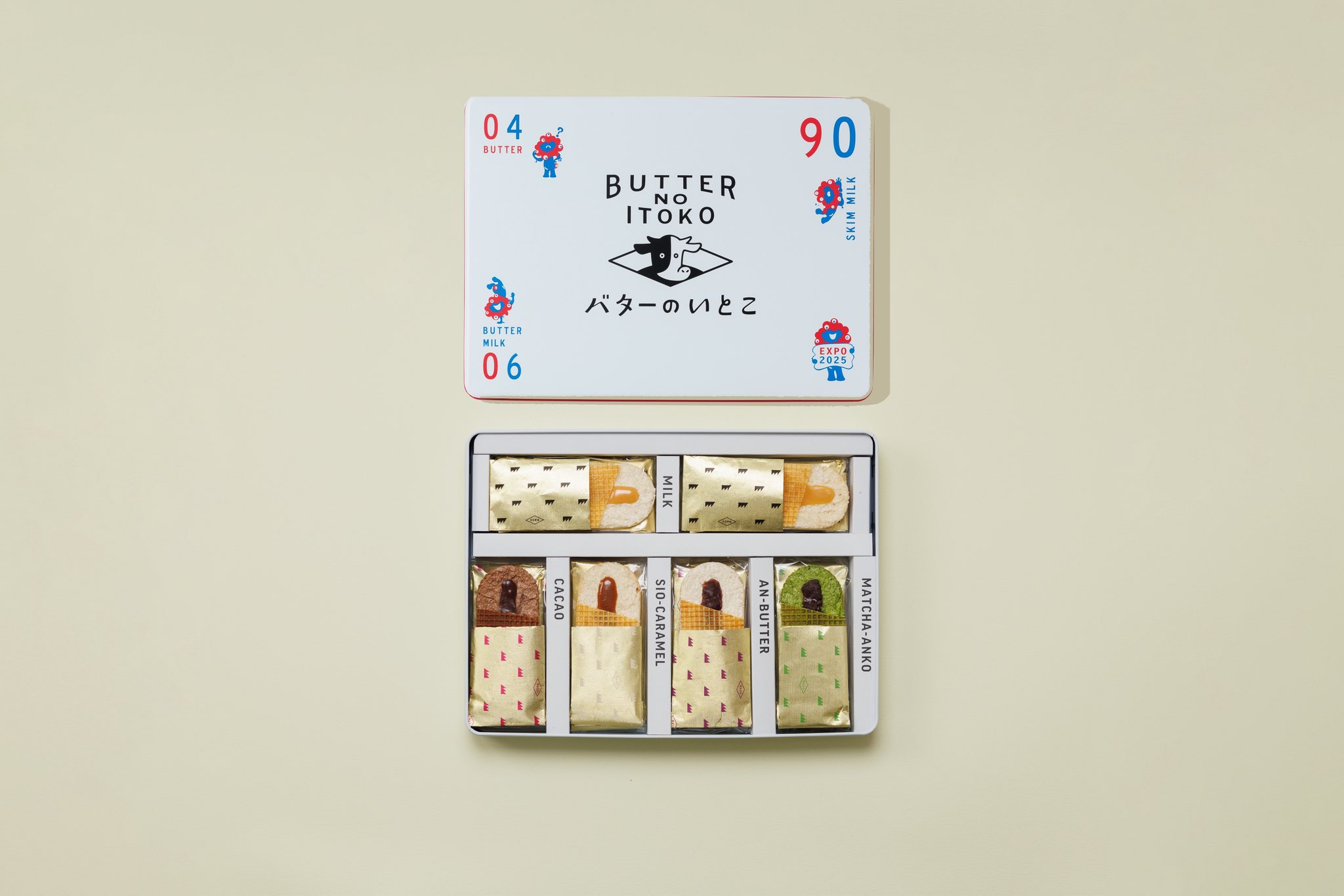 バターのいとこ 万博限定 ミャクミャク 缶のみ 公式】GOOD NEWS on X: 