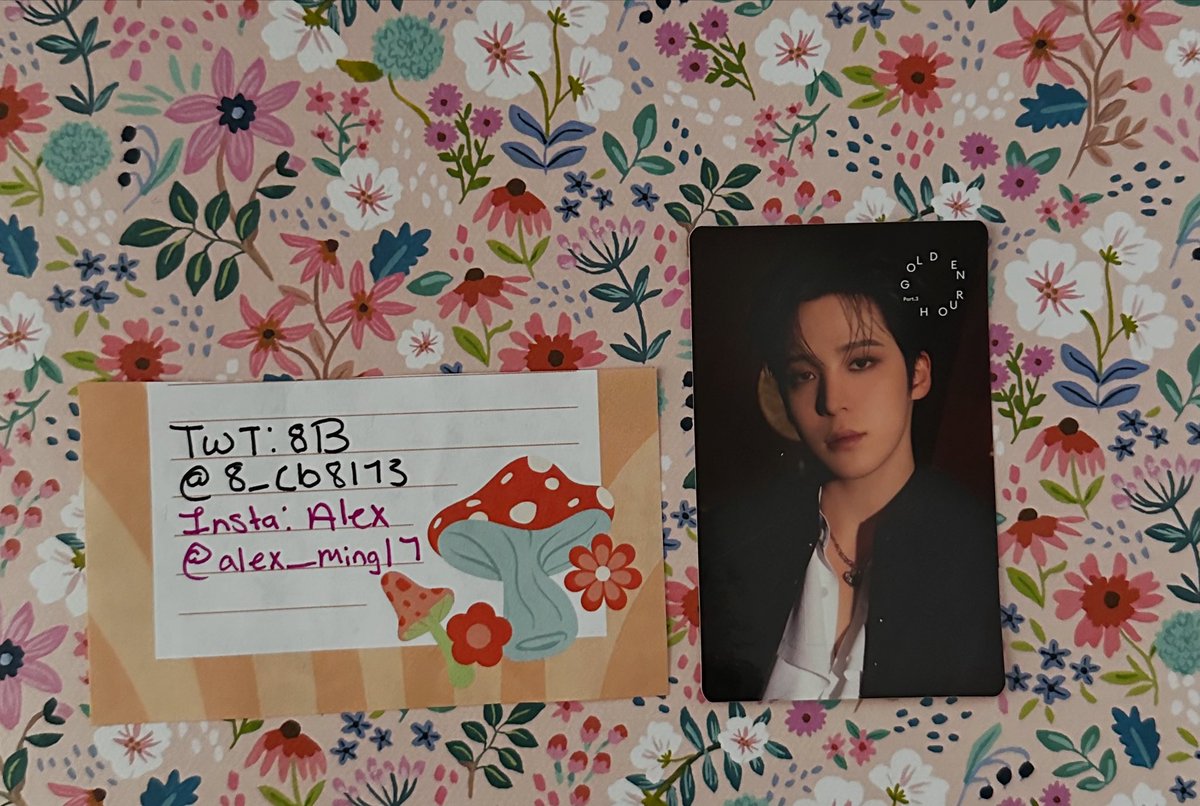 8_cb8173's tweet photo. WTT ✅
ATEEZ CARD COVER VER 

HAVE: YUNHO
WANT MAIN: YEOSANG EQUIVALENT
*willing to trade for mingi too*

LOC: USA

I DON’T CHARGE SHIPPING
FREEBIES INCLUDED

#WTTATEEZ #WTT #ATEEZGOLDENHOUR
#YUNHO #YUNHOCARDCOVER #ATEEZWTT #WTTYUNHO #YUNHOWTT #tradeateez #ateeztrade #ateeztrades https://t.co/S1zH5wsxor