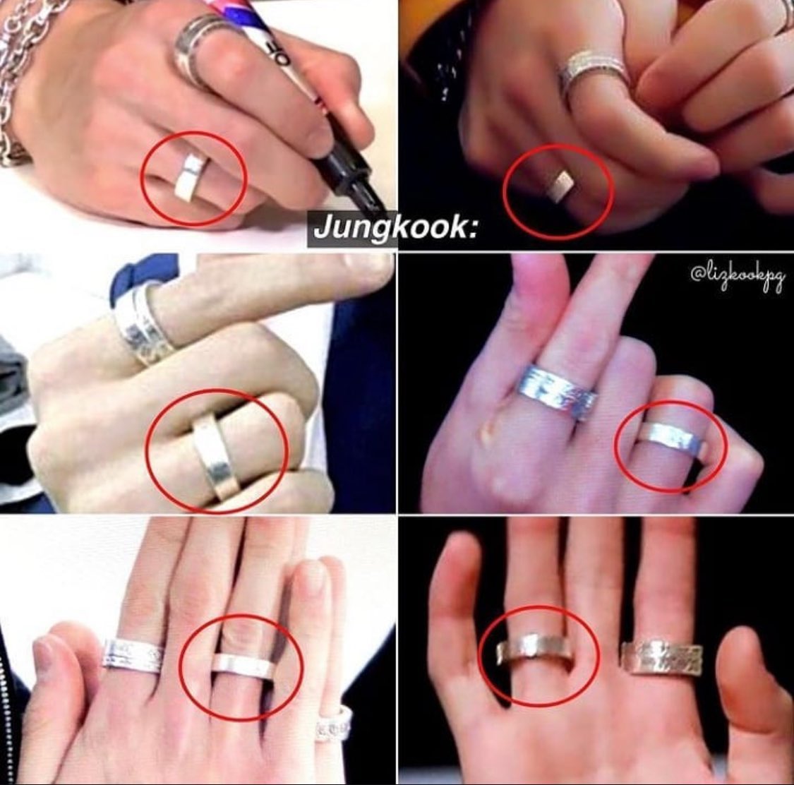 Liskook’s wearing couple rings on 2019