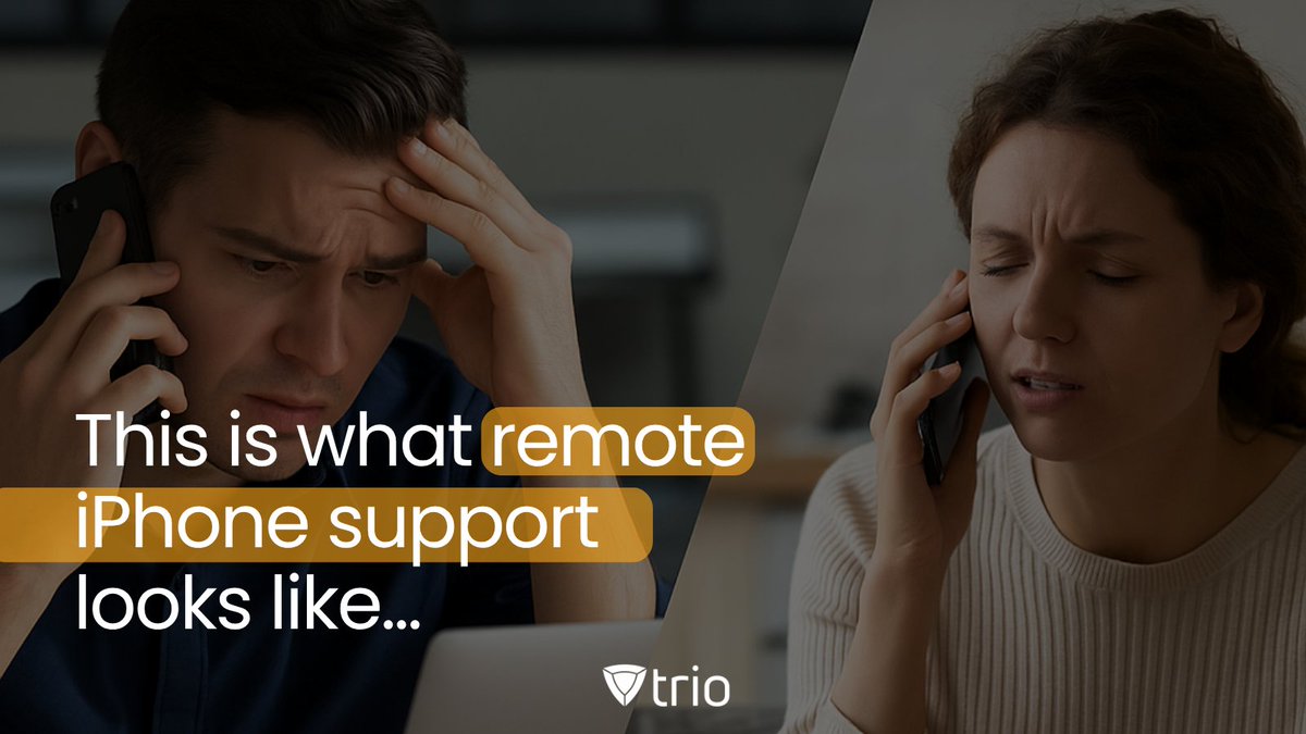 triosoftinc's tweet image. Ever tried walking someone through an iPhone issue while they’re working from home?
With Trio, you can view their screen and guide them in real time, no more guesswork.
📖 hubs.li/Q03C3d350

#MDM #iOSSupport #RemoteHelpdesk #TrioMDM