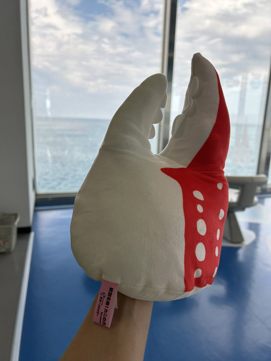 Xで万バズした！ オホーツクくじ カニの爪ぬいぐるみ特賞