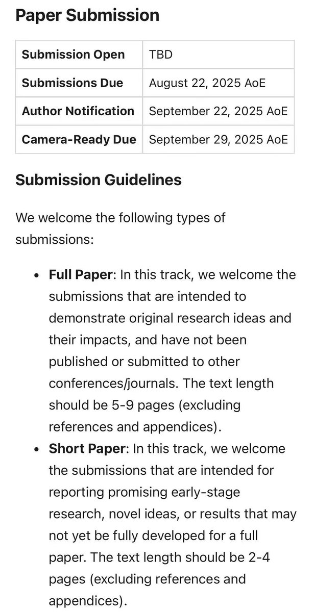 scy994's tweet photo. 🎯【Call for Papers: NeurIPS 2025 Workshop NextVid： What Makes a Good Video: Next Practices in Video Generation and Evaluation】​
⏰ Key dates:​
* Submission deadline: Aug 22, 2025 (AOE)​
 📌 Details:​
* Website: https://t.co/fNemjz03VK https://t.co/rAm09YArtI