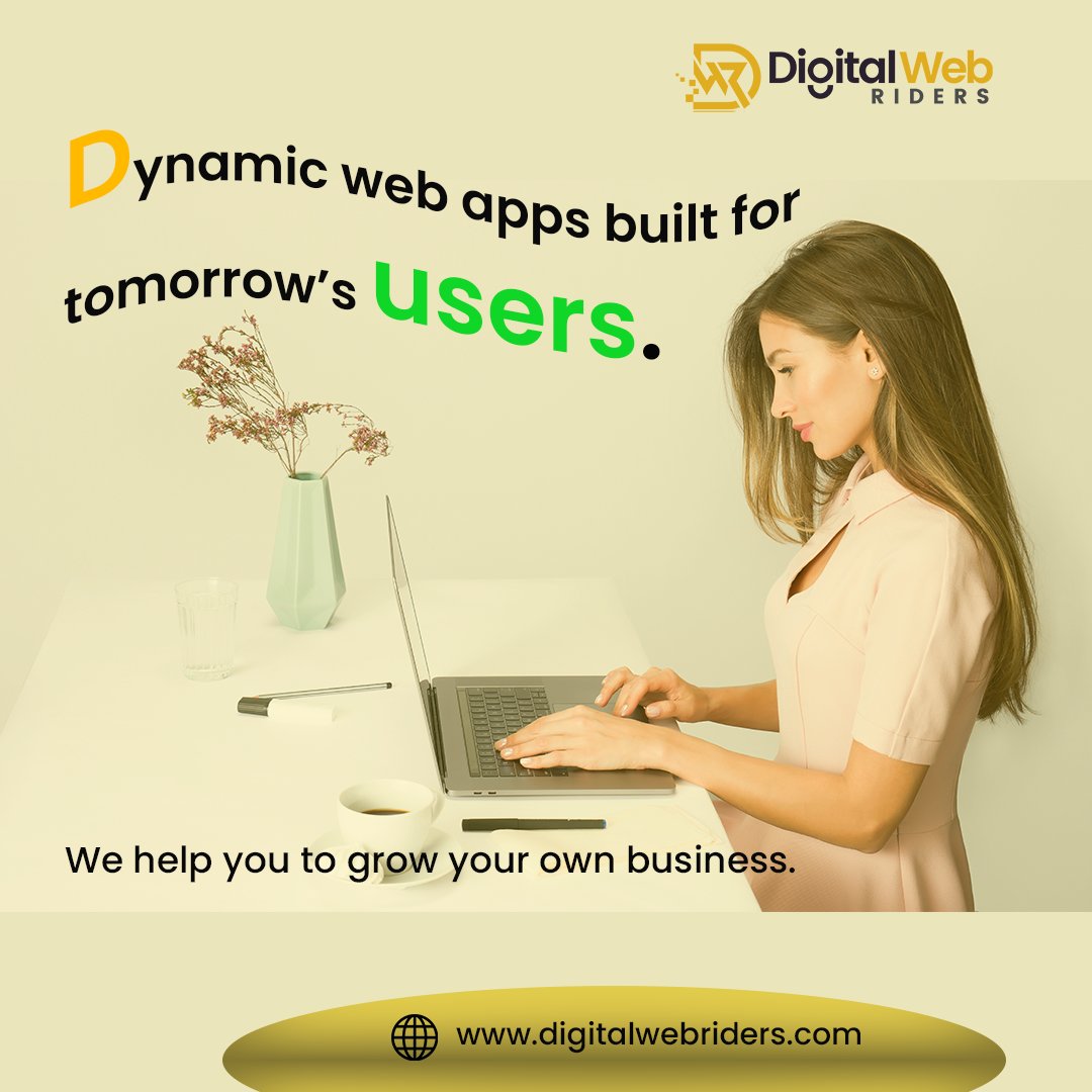 Digitalwebrider's tweet image. 🚀 Build web apps today for tomorrow’s users!
that turn your ideas into success stories 📈✨
Let’s make your business future-ready. 🌐✨
🔗 digitalwebriders.com
#WebApps #BusinessGrowth #FutureReady