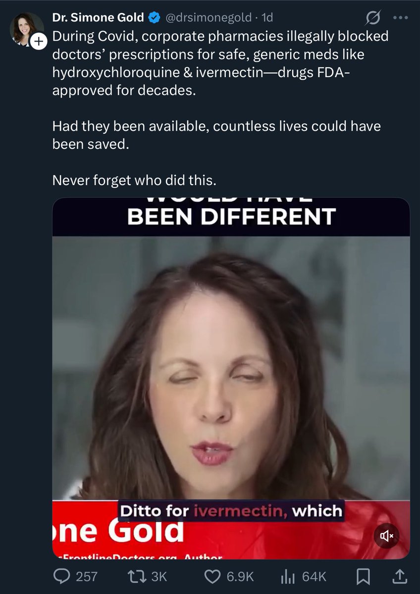 Quackery Detector (@quackdetector) on Twitter photo Simone says, once an FDA approved drug, always an FDA approved drug… for any ailment 
#QuackGold Simone says, once an FDA approved drug, always an FDA approved drug… for any ailment 
#QuackGold