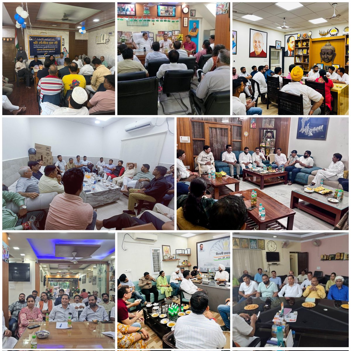 महीने के दूसरे रविवार को दिल्ली के सभी जिलों ( District ) में जिला स्तर पदाधिकारियों की बैठक आयोजित हुई,
संगठन के सभी पदाधिकारियों का बहुत - बहुत आभार।