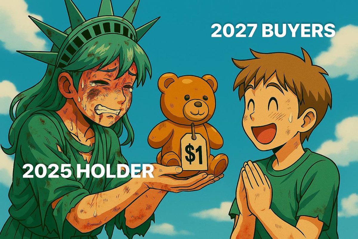 techdude (@techdude___) on Twitter photo <a href="/pmb2007/">Phil🪙sopher 🥷</a> <a href="/HODLnomix/">HODLnomix 🍉 aka Mr Worldwide</a> <a href="/BullseyeBotWin/">Bullseye Trade Bot</a> At $1 per $Bear coin in 2027, according to <a href="/LibertySwapFi/">Liberty Swap 🦚 Direct Buy Pressure™️ Pump $PLS</a> , you'll be a future Trillionaire 🤑🤭
How much for 1T #TeddyBear right now?
0.000000015 x 1T = $15,000 🤯
libertyswap.finance/bear <a href="/pmb2007/">Phil🪙sopher 🥷</a> <a href="/HODLnomix/">HODLnomix 🍉 aka Mr Worldwide</a> <a href="/BullseyeBotWin/">Bullseye Trade Bot</a> At $1 per $Bear coin in 2027, according to <a href="/LibertySwapFi/">Liberty Swap 🦚 Direct Buy Pressure™️ Pump $PLS</a> , you'll be a future Trillionaire 🤑🤭
How much for 1T #TeddyBear right now?
0.000000015 x 1T = $15,000 🤯
libertyswap.finance/bear