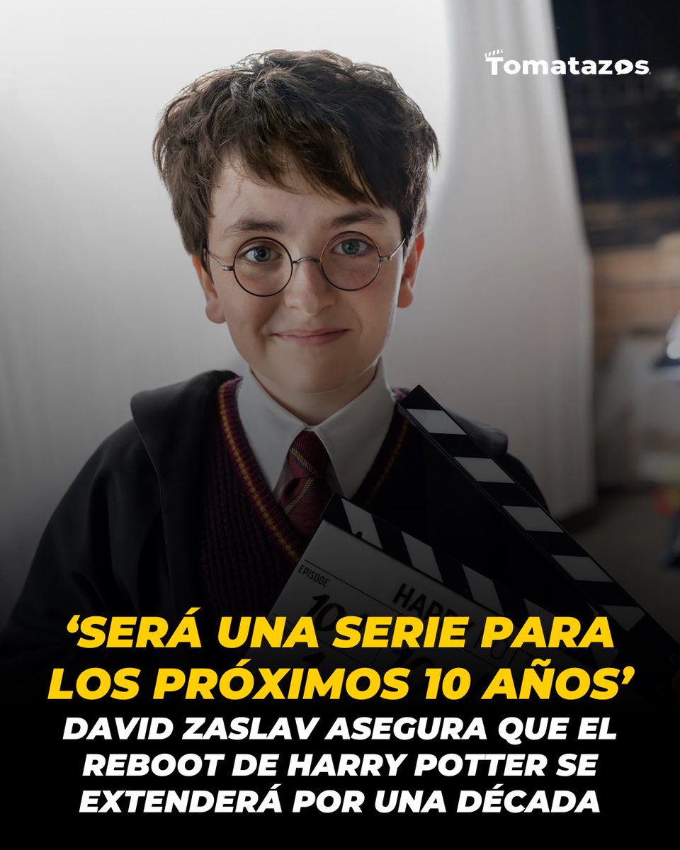 BREAKING 🚨 El CEO de #WB, #DavidZaslav, anticipó que la serie de #HarryPotter de #HBO es un proyecto presupuestado para los próximos 10 años. Se espera que la primera temporada vea la luz en algún punto del 2027