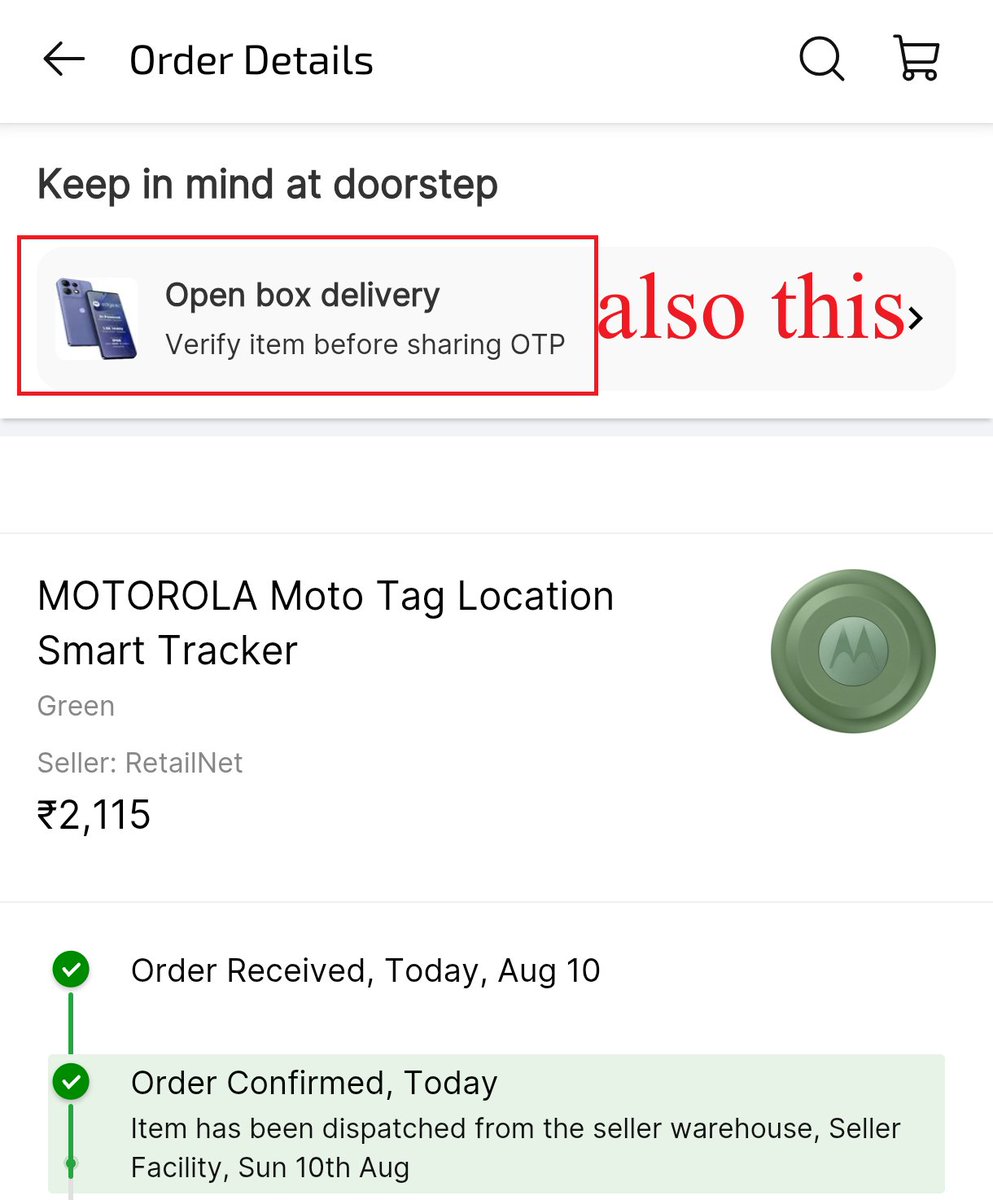 patel_grv's tweet photo. Got #MotorolaEdge50Pro at ₹23913.00
&
#MotoTAG at ₹2115.00
Reply with Hot or Not ?
used Axis Flipkart CC.
@Flipkart @motorolaindia #FlipkartFreedomSale #IndependenceDaySale
New device coming soon for #ExtremeTestingbyGaurav (Moto Tag) https://t.co/ixcx0sKNir
