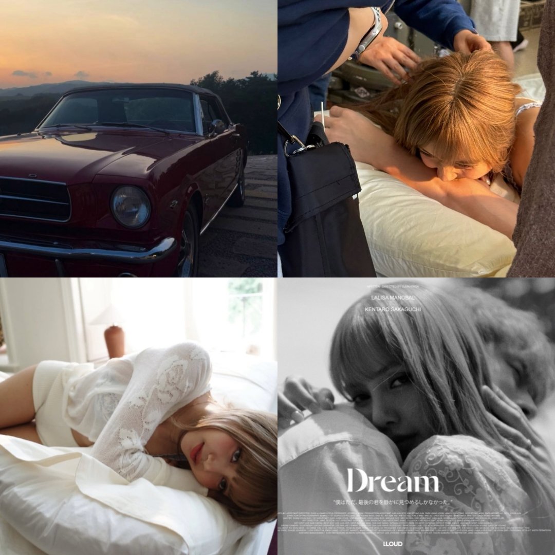 🚗😼🛌🏻💍👩‍❤️‍👨 = DREAM

MV DREAM RELEASE 13 AUG 11 PM EST

DREAM SHORT FILM
#LISA <a href="/wearelloud/">LLOUD</a>
#LISAxDREAM