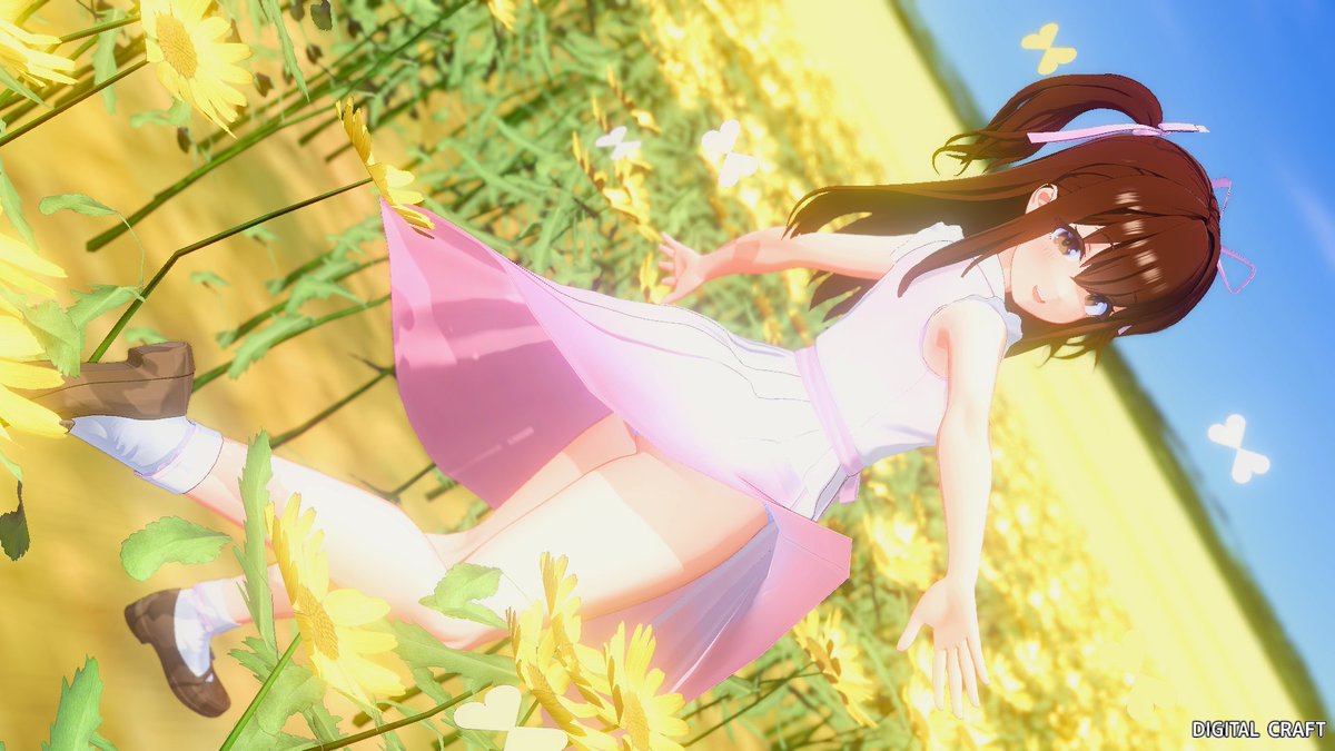 SD「お花畑」の背景を、お借りしてます。
#サマすく　#ILLGAMES