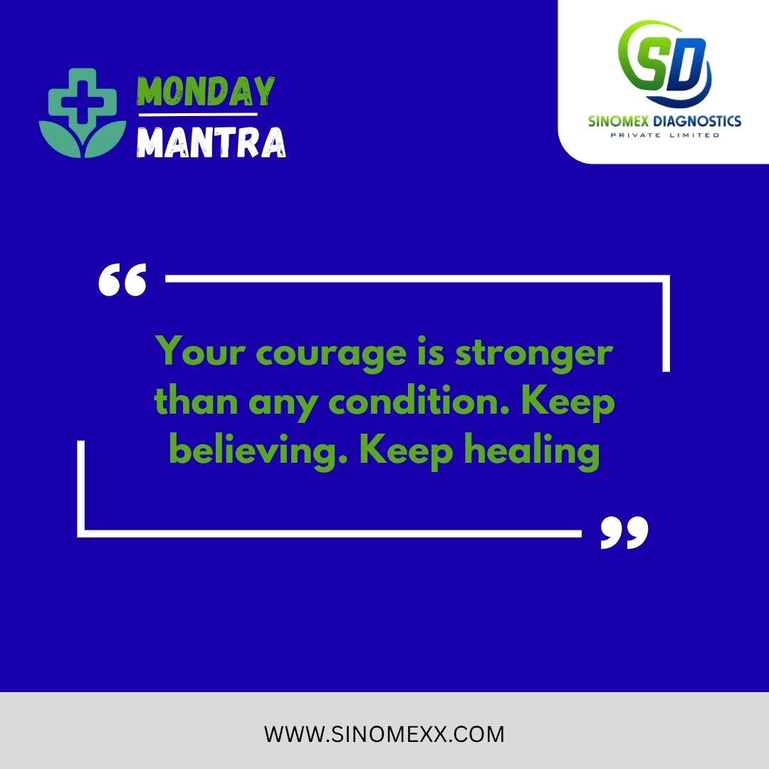 Sinomexx_'s tweet photo. 💙 Stronger than illness.
🌱 Braver than fear.
✨ You are healing, every single day.
#MondayMotivation #KeepHealing #SinomexDiagnostics https://t.co/TggOJAFkyL