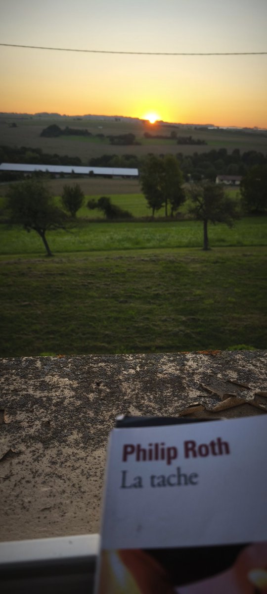 Attendre le lever du soleil, la tasse de café brûlant à côté, un bon livre pour passer le temps.
Pas de bruit, à part le chant des oiseaux et un tracteur lointain.
Ma conception des vacances loin de la ville et sa frénésie.