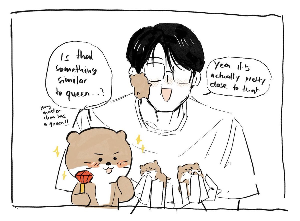 🐈‍⬛🦦 master ww and king chndalee