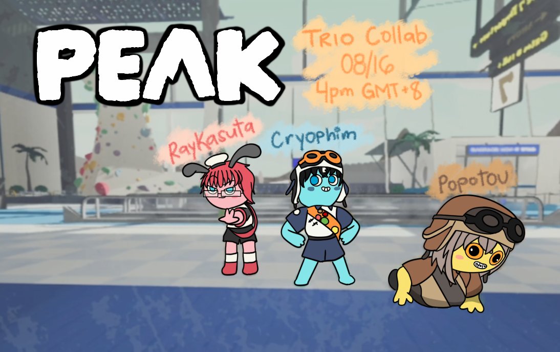 🐰🧊🐣[COLLAB ANNOUCNEMENT]🐰🧊🐣

First Collab stream, it's going to be PEAK!

I'll be with our adorable bnnuy, <a href="/RayKasuta/">Ray Kasuta 🐰🥕| Chill Bunny Companion</a>, and our local iceboy, <a href="/CryophimVT/">Phymn🐧❄</a> !!

Catch us live on Twitch on Aug. 16 • 4PM GMT+8!

Scuffed Doodle by yours truly