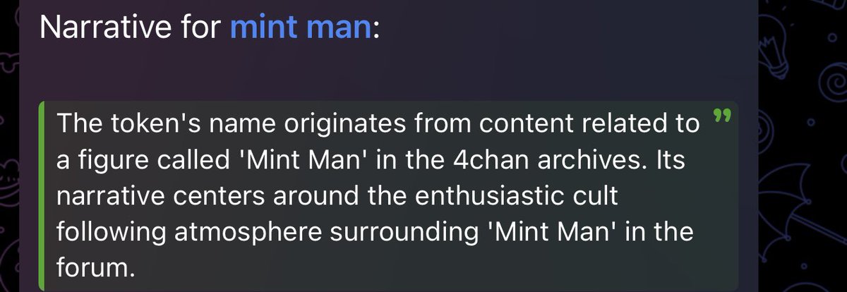 d3v_unknown's tweet photo. First #MintMan on chain https://t.co/CubrUSxhJl