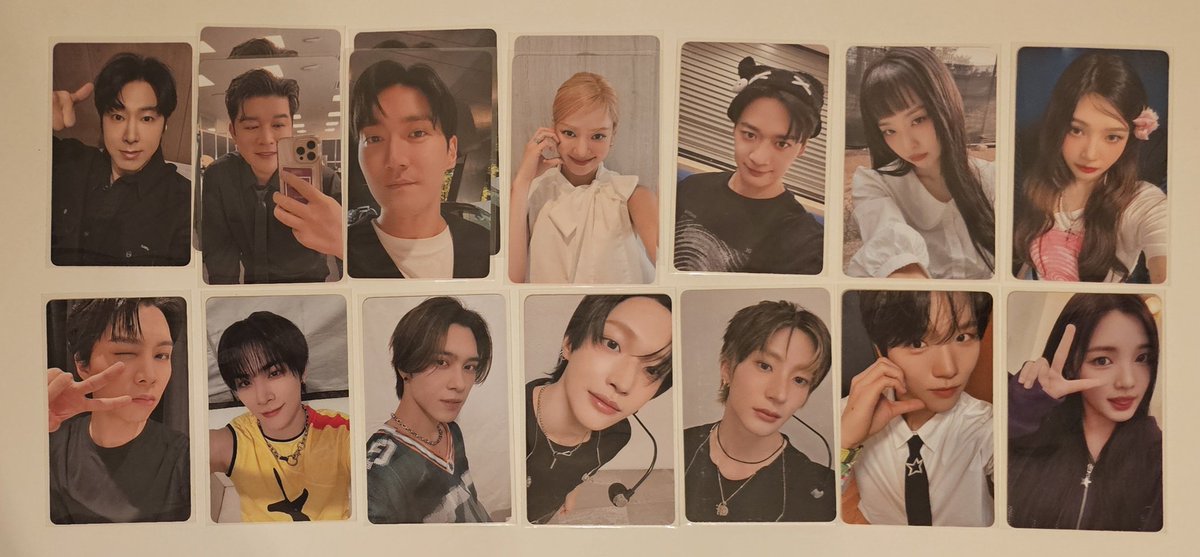 m82j219's tweet photo. SMTOWN POPUP ランダム トレカ 交換

譲　画像
求
aespa　ウィンター ニンニン
Hearts2Hearts　イアン ジウ
NCT　ジェミン ジェノ マーク ヘチャン ユウシ
RIIZE　ウンソク ショウタロウ
6000円トレカ　誰でも◎

現在宮下パークにおります。
条件合う方よろしくお願いいたします🙇🏻‍♀️ https://t.co/sfrWB1vqBu
