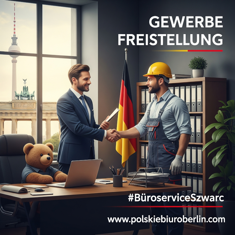 Twój Sukces w Niemczech – Kompleksowa Obsługa z Lokalnym Kolorytem!
Potrzebujesz #Gewerbe lub #Freistellung?
Link: polskiebiuroberlin.com
#BüroserviceSzwarc #PolskieBiuroBerlin #FirmawNiemczech #Berlin #Sukces #Przedsiębiorczość #Niemcy #PolacywNiemczech #RejestracjaFirmy