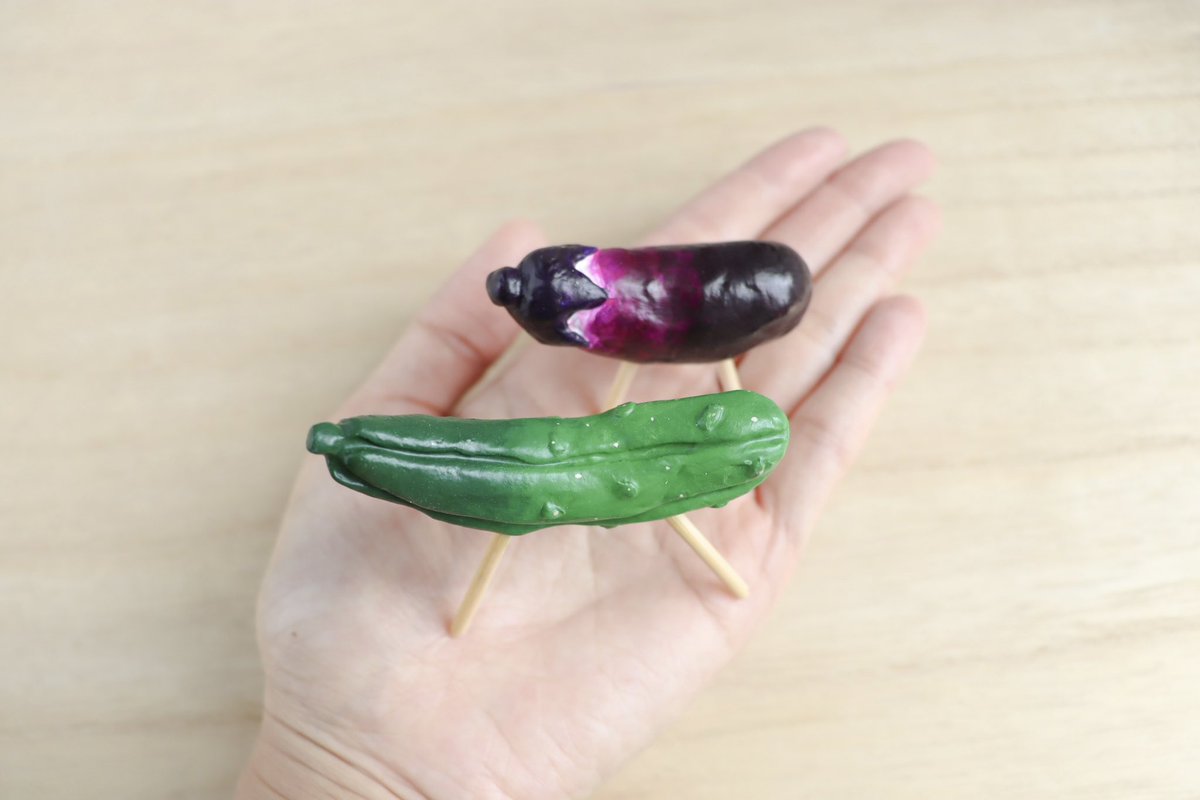 この夏ご注文いただいたお盆ズ、すべて発送完了しました✨🍆🥒
今年もたくさんのご注文ありがとうございました！！
みんな安全運転でお仕事がんばってくるんだよ💫