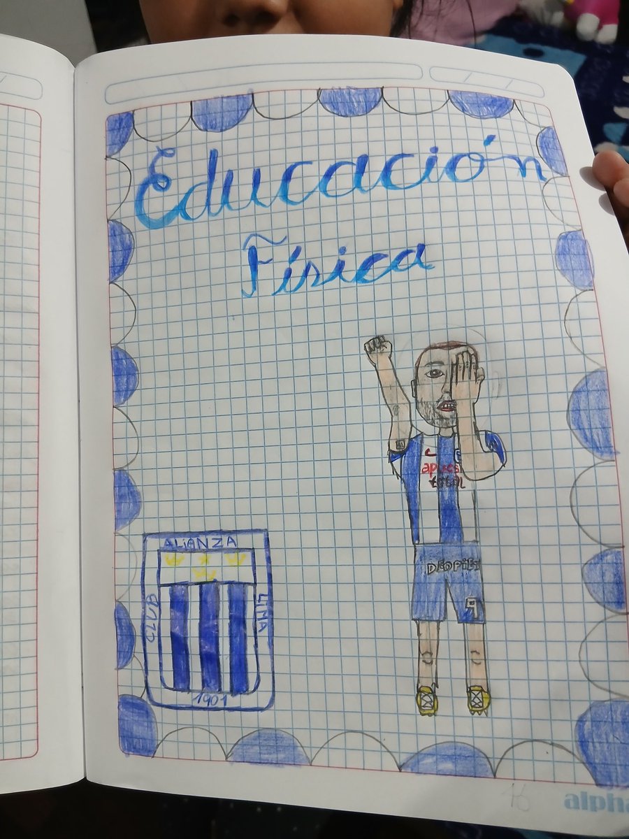 luki808's tweet photo. @Hernanbarcos  @ClubALoficial  caratula de mi nena de 9 años, lo que genera mi Alianza Lima https://t.co/HGMGUuUR7f