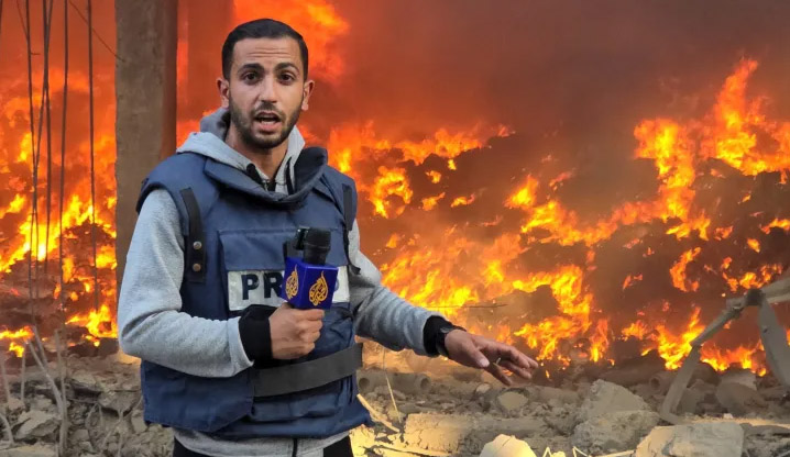 Israel killed Anas al-Sharif and other journalists by deliberate bombing their tent. According to Israel due to ties with Hamas, again hasbara, lies, lies, lies. We will never forget and make this viral #WeAllAreAnasAlSharif