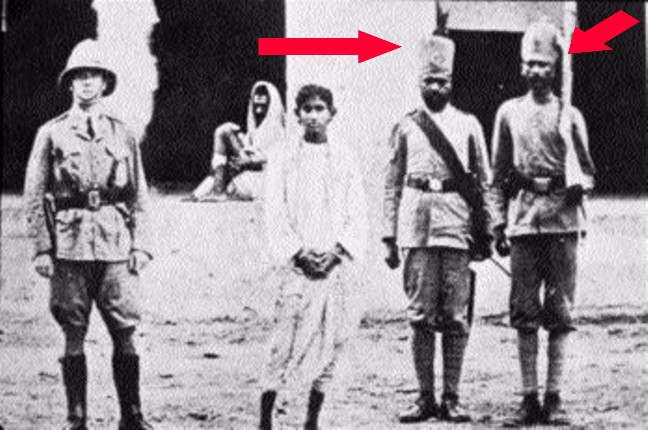 Just 18 years old, #KhudiramBose was hanged this day in 1908. He died for India. This is the picture of his arrest. Note the body language of the Indian henchmen of the sahibs. Such henchmen and collaborators or their offspring became new sahibs in free India. Those retired were