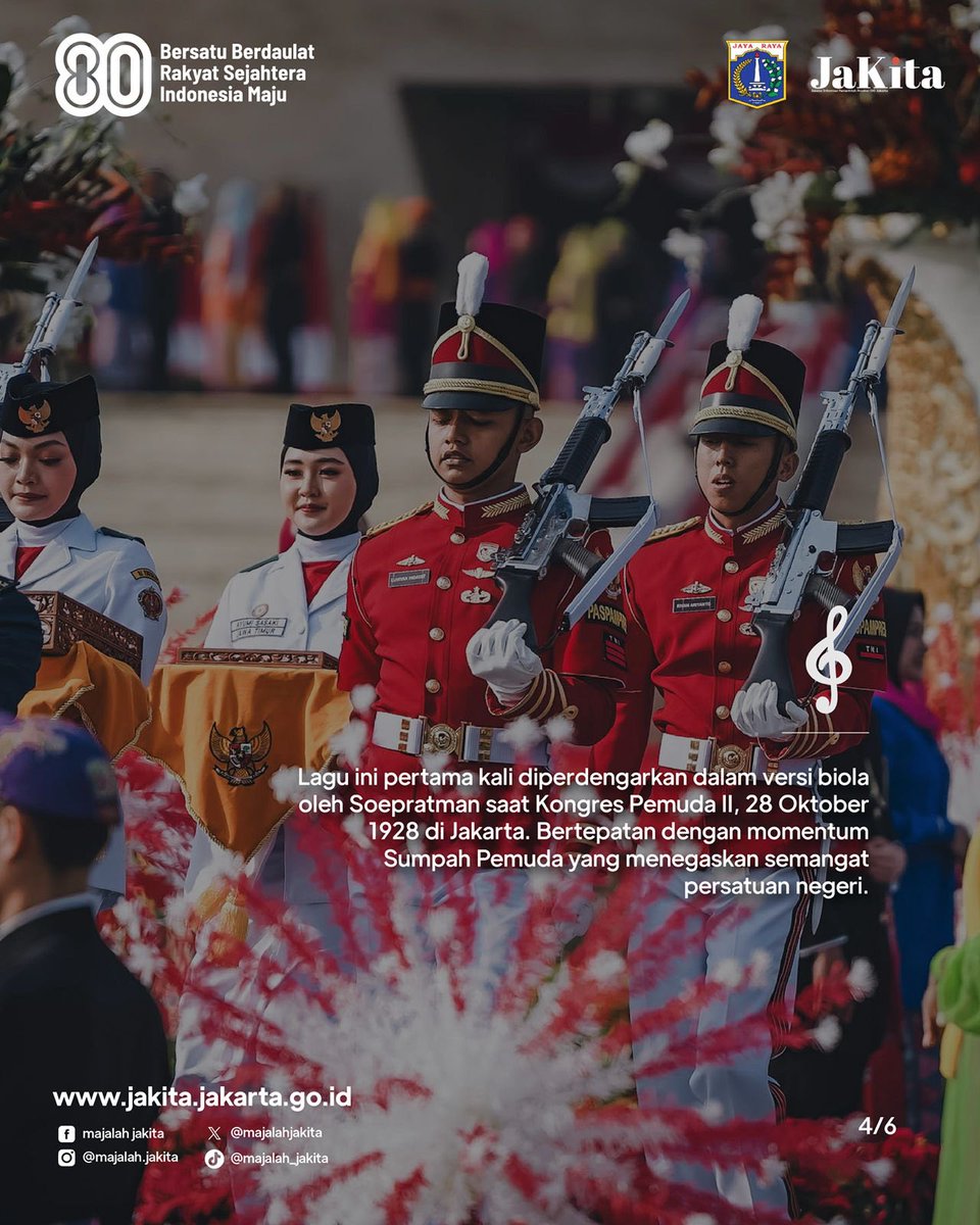 majalahjakita's tweet image. lagu ini bukan cuma dinyanyikan, tapi juga mengandung semangat persatuan dan harapan besar bagi bangsa.

Yuk, simak ceritanya dalam infografik di atas!

#DKIJakarta
#majalahdigitalJaKita
#JaKita
#17Agustus1945
#WRSoepratman
#TanahAir
#IndonesiaRaya