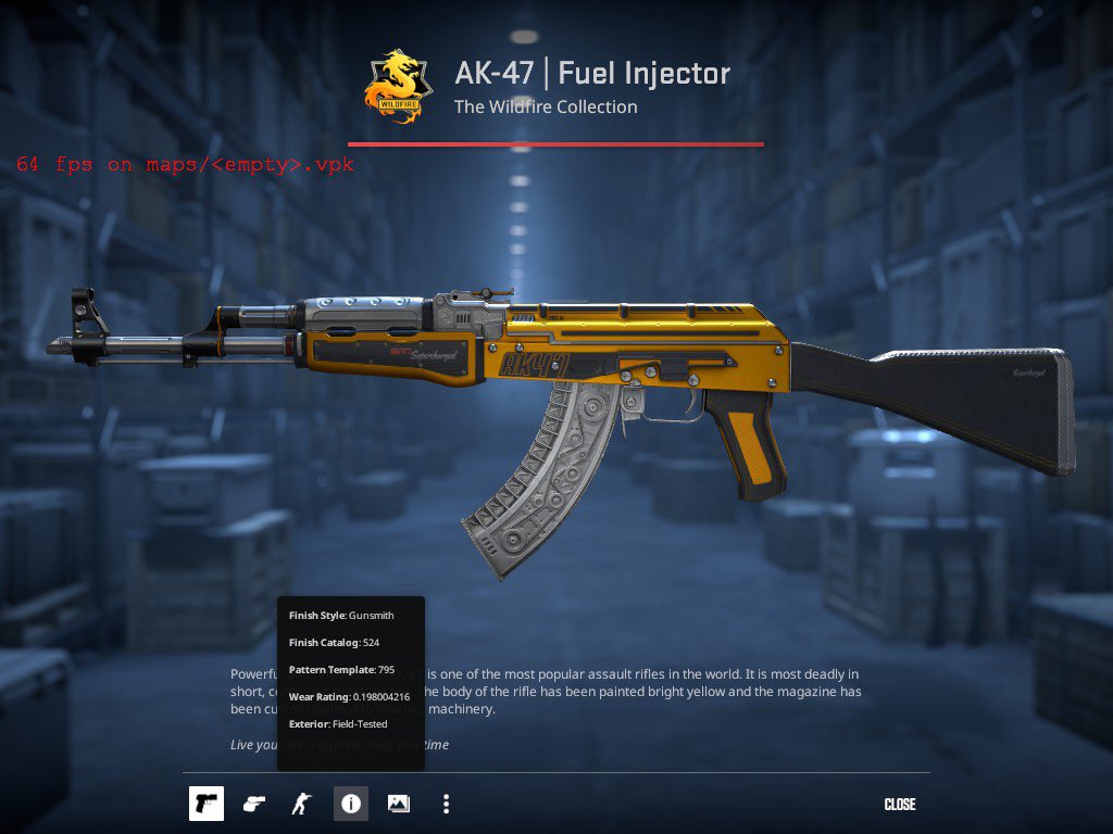 5% chance to get the fuel injector and guess what I got