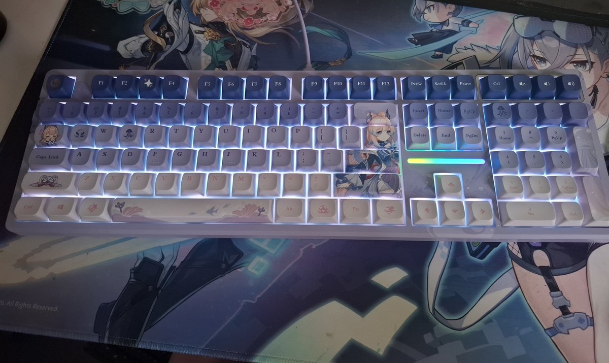 The most beautiful keyboard ive ever seen 🥹💕
Upgrading stuffs little by little :3