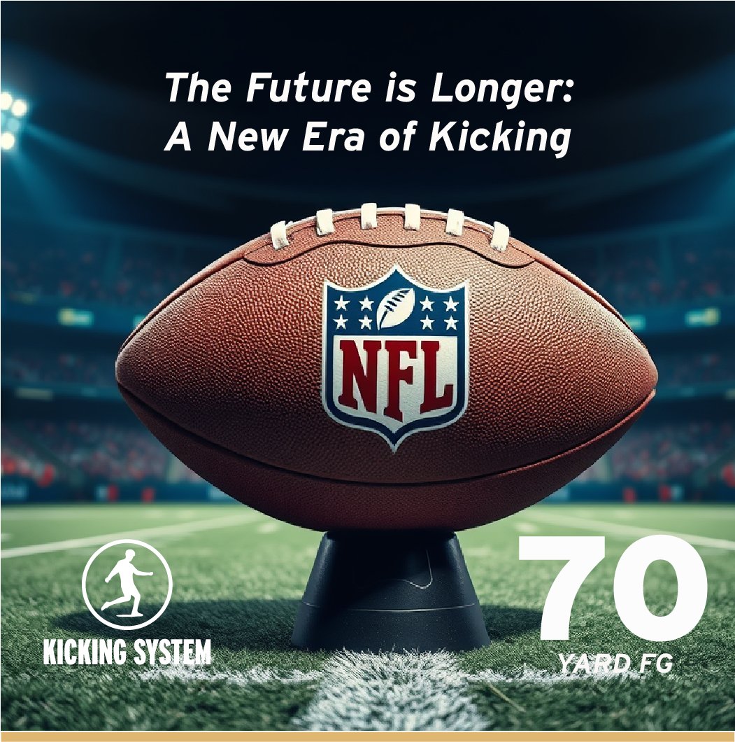KickingSystem's tweet image. A 70-YARD field goal?! 🤯

The kicking industry is buzzing about the Jags' Cam Little. 

What this means for the future of long FGs
Is the 66-yard record in danger this year? Read more: bit.ly/4m9rlO2

#FieldGoal #CamLittle #NFLPreseason