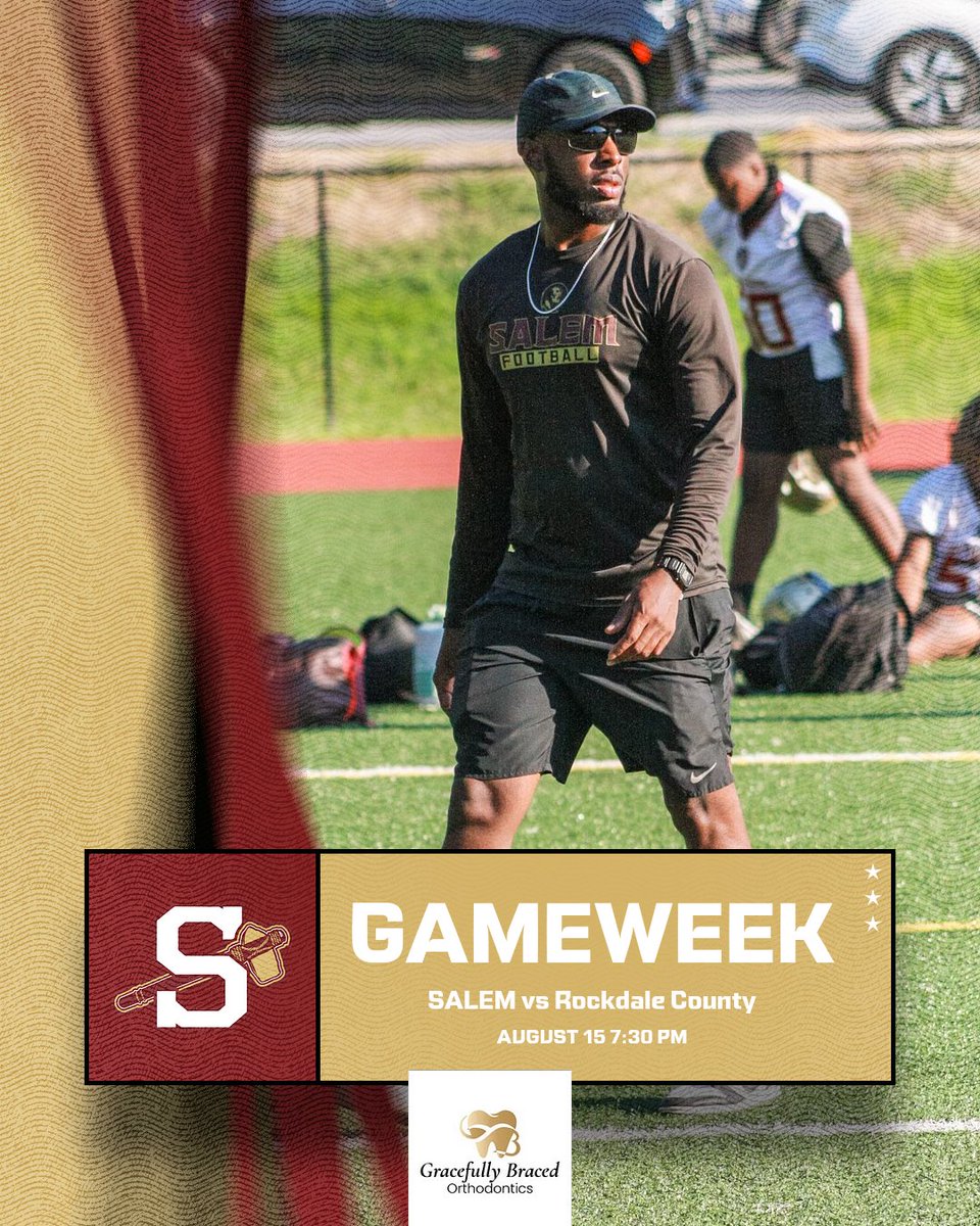 The Official Salem Athletic Seminoles (@salemhsathletic) on Twitter photo It's game week! Join us as Salem hosts Rockdale County High School this Friday, August 15 at 7:30 PM! 🎉 Get your tickets now at gofan.com📷 Let's cheer on our team! #GameWeek #SalemPride #BethatNole
<a href="/SHS_Seminoles/">Salem High School</a> It's game week! Join us as Salem hosts Rockdale County High School this Friday, August 15 at 7:30 PM! 🎉 Get your tickets now at gofan.com📷 Let's cheer on our team! #GameWeek #SalemPride #BethatNole
<a href="/SHS_Seminoles/">Salem High School</a>