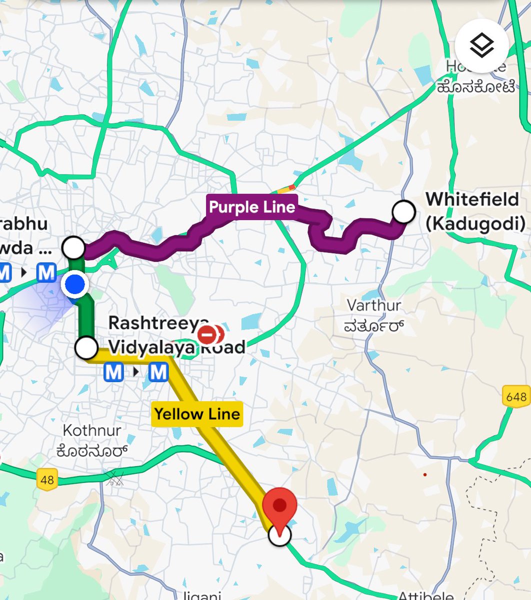 What a crazy way to kick off the day - zipping from Whitefield all the way to Electronics City! #yellowlinemetro 😍